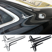  123 car metal body side label 3D three-dimensional label decoration extended version of the car label