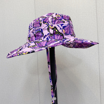 Outdoor Fisher Hat Women Sun Sun Sun Cap folds large hat covering face along the UV Sun Cap
