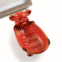 Tray soap box Soap box European simple modern pastoral soap box American soap dish Soap dish Ceramic soap tray