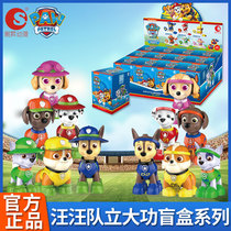 Wang Wang team made great efforts to twist the egg blind box assembly building blocks childrens educational toys boy Aqi Mao every day doll