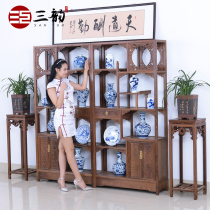 Redwood Furniture Chicken Wing Wood Ancient Frame Antique Frame Solid Wood Chinese Antique Partition Lotus Duobao Pavilion Ancient Frame