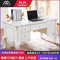 Omani study furniture European desk solid wood carved desk idyllic desk pastoral desk desk computer desk