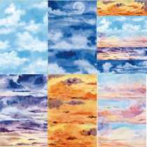 ceenie landscaping and paper tape Handbook sticker decoration hand tent tape antique and paper landscape sub-pack material stickers