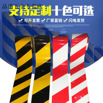 Car sticker reflective non-slip tape wear-resistant ground sticker positioning marking 5 10cm thick yellow warning strip waterproof and anti-fouling