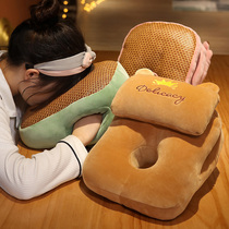 Office nap sleeper sleeping pillow student lunch break pillow table summer sleeping artifact lying pillow multi-function