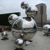 Stainless steel ball hollow ball 15MM thick 304 boutique mirror bright light decorative ball metal decoration pendant ball