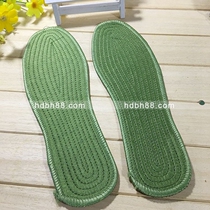 Army green canvas insoles adult insoles shock absorption insoles breathable sweat absorption insoles men and women Universal one yuan two yuan wholesale
