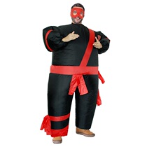 Halloween adult inflatable samurai ninja judo acting clothes annual event funny show props