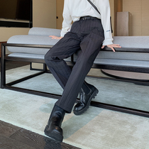 Hualun winter casual pants men thick warm cotton pants high street ins tide boys pants autumn and winter versatile pants