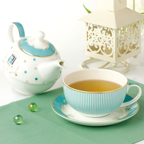 English mother pot cup and saucer set classic striped coffee pot cup saucer set of bone china one pot of ceramic teapot