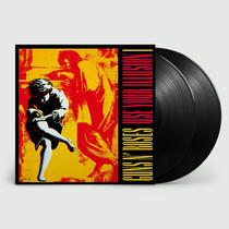 Spot gun flower band GUNS N ROSES Use Your Illusion I 2LP US Black Gel Record