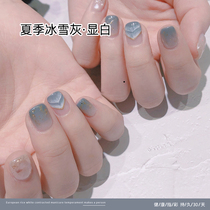 Ice and snow gray nail polish glue 2020 autumn and winter New Net red manicure shop special small red book phototherapy glue