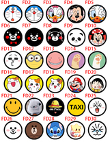  Custom cute creative cartoon crystal anti-loss rope SLR camera lens cover anti-loss rope protective rope