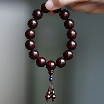 Old material Xiaoman Venus leaflet rosewood sandalwood rosewood 15mm text play Buddha beads bracelet collection gift