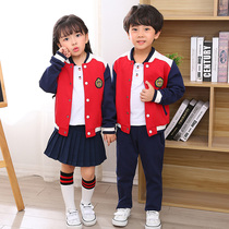 Kindergarten garden clothes spring and autumn school uniforms Sportswear childrens class uniforms baseball uniforms three-piece winter suits