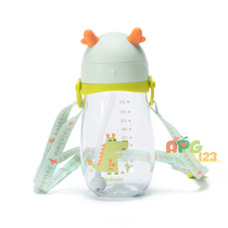 Barabara boy cold water cup cartoon 2022 Summer new childrens cup portable gravity ball straw anti-leak