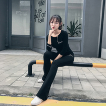 2022 Spring Autumn New Fashion Tide Casual Clothes Long Pants Two Sets Running Fitness Room Sports Suit Women