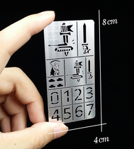 Elischen AJ0016 Military Static Tank Model Black Knight Themed Digital Leakage Spray Plate