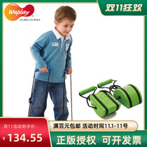 Early childhood education imported Taiwan Weplay stepping stone kindergarten childrens fun sports plastic semicircle toy balance Stone