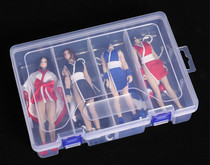 Spot 1 12 soldier model plastic female plain body storage box dustproof maintenance box