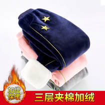 Girls plus velvet pants three layers thickened winter wear warm winter boys sports cotton childrens cotton pants