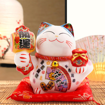Zhaocai cat ornaments shop opens money savings piggy Japanese mini ceramic small living room home creative gifts