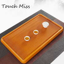 TOUCH MISS Taiwan electric bakelite solid wood tea table Home office simple large practical light luxury tea tray