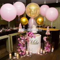 Wedding ceremony wedding romantic balloon decorations birthday layout 18 inch latex round balloon large balloon