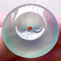 Myanmar old pit jade pendant blue water Jade buckle jade pendant men and women Jade Pendant 40-43 feet