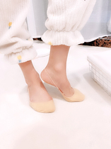 Boat socks women shallow silicone non-slip non-slip socks invisible thin cotton sweat-absorbing low-top high heels socks women