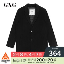 GXG mens winter new black down warm long wool coat coat GY126751G