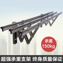 Balcony telescopic drying rack outdoor folding clothes bar household outdoor push-pull cold clothes hanger drying rack drying quilt rack