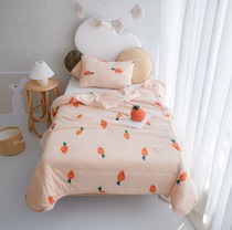 Full cotton knit pentagram child summer cool quilted by single summer baby thin small quilt baby pure cotton air conditioning
