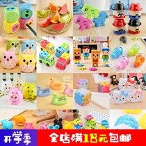 Cartoon pencil sharpener pencil sharpener pen sharpener hand pencil sharpener childrens stationery