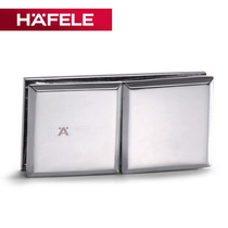 Germany Haifele HAFELE pure copper bathroom clip frameless door glass clip shower room 180 degree glass fixing clip