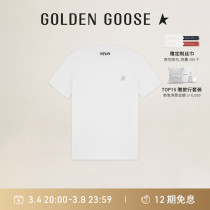 Golden Goose Womens Clothes Star Pattern Cotton Short Sleeve Town T Shirt