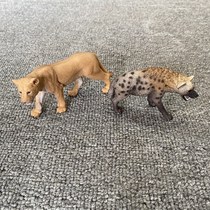 Clearance to buy German brand simulation wildlife model lion hyena