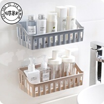  Kitchen wall-mounted rack Bathroom punch-free shelf Wall-mounted bedroom storage wall-mounted sink simple toilet