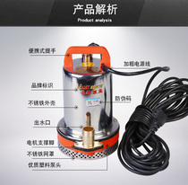 60v24v12v battery submersible pump stainless steel impeller car small pump battery car 2 inch 48V one inch