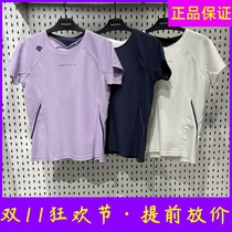 DESCENTE Disante WOMENS LINE women sports short sleeve knitted T-shirt 21 spring D1132RTS02