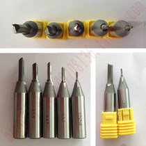 TCT double edge straight knife edging machine acrylic numerical control engraving knife overall alloy woodworking milling cutter 1 4