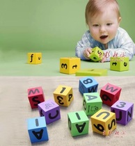 Newborn photo studio childrens photography props color digital building blocks baby baby 100 days Photo building block decoration