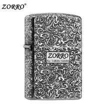 zorro zorro kerosene lighter five-faced auspicious cloud personality windproof mens retro domestic lighter limited number