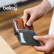 Australian Bellroy classic first layer cowhide wallet RFID mens short slim leather wallet wallet