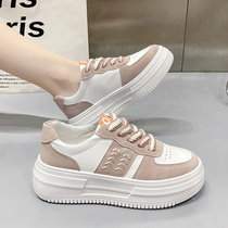 Sponge cake thick-soled small white shoes womens ins autumn and winter 2022 net red hot style niche original casual sports shoes