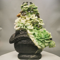 Chinas top four jade-only mountain jade sources Good stock Pendant Swing Piece < One Glance Rich > Weight 19 6 catty s24