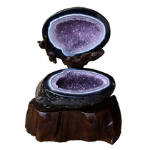 Jingguiren Jingguiren natural agate crystal cave cornucopia rough stone decoration Home office crystal decoration gifts