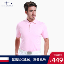 American PT New Golf short sleeve T-shirt mens summer sports breathable quick-drying polo shirt Golf jersey