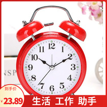 Artifact special for the elderly children bedside Silent Alarm Clock learning desktop pink home wake-up digital clock desktop