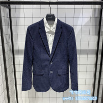 Mind Bridge Men Spring Summer Korean Fashion Handsome Striped Blazer MQJK3132-1980